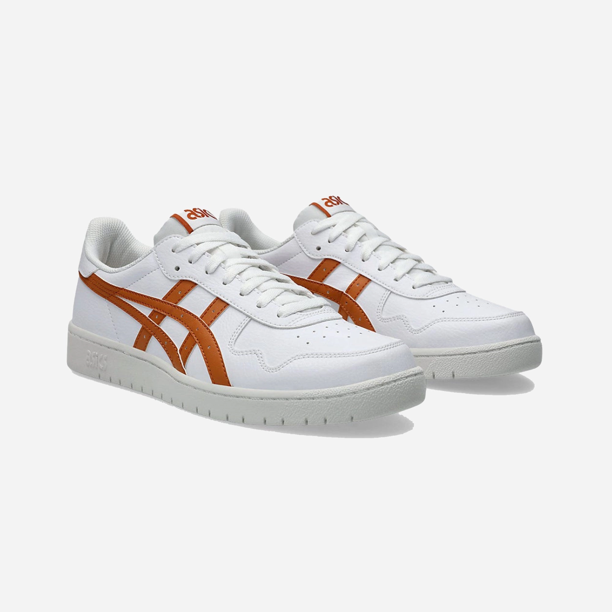Asics | JAPAN S { WHITE/RUST ORANGE Track - meet