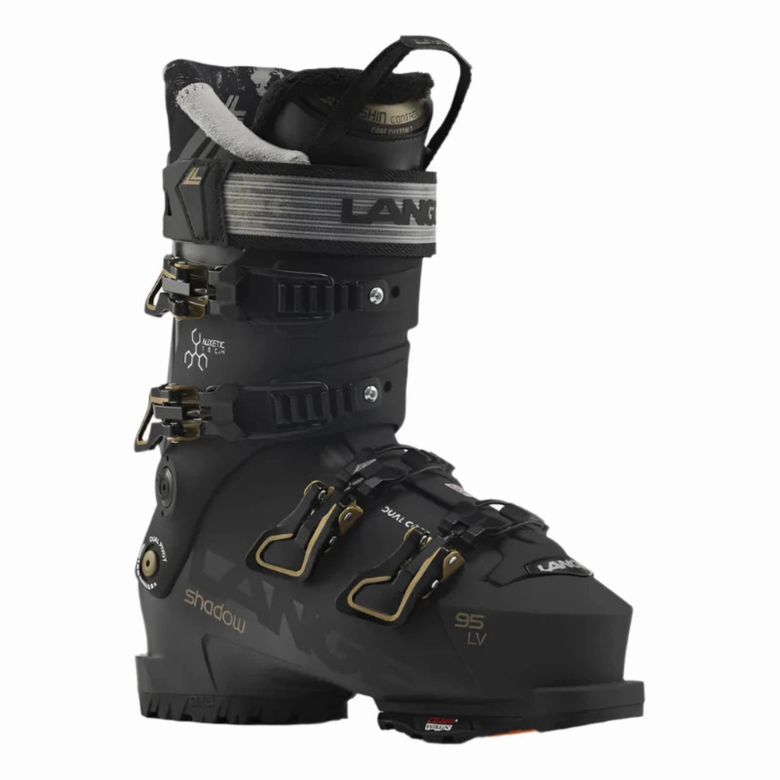 Lange SHADOW 95 W LV GW Ski Boot 2025 Rugged Built Snowy Path Rugged Built Night Travel