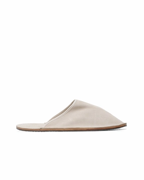 New In Dock Easy Viberg Slide Parchment Janus Calf Suede