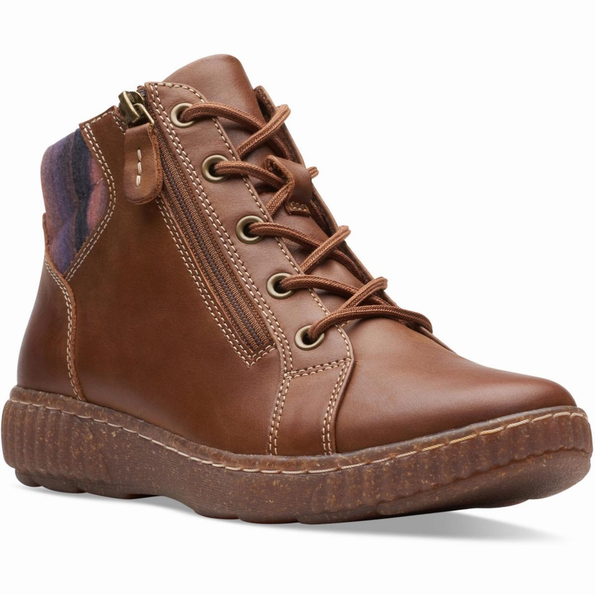 heel cup Caroline Park Womens Lace-up Ankle Boots