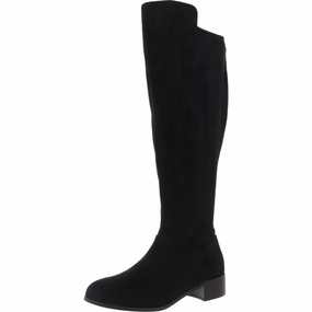 Thick Lining Womens Plaid Knee-High Boots