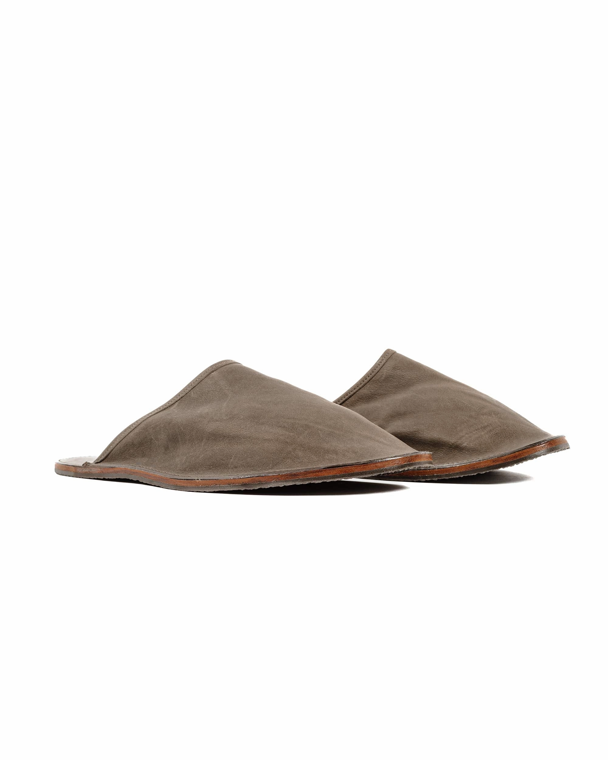 Viberg Slide Asfalto Washed Kangaroo Breathable Beach Walk Soft Material