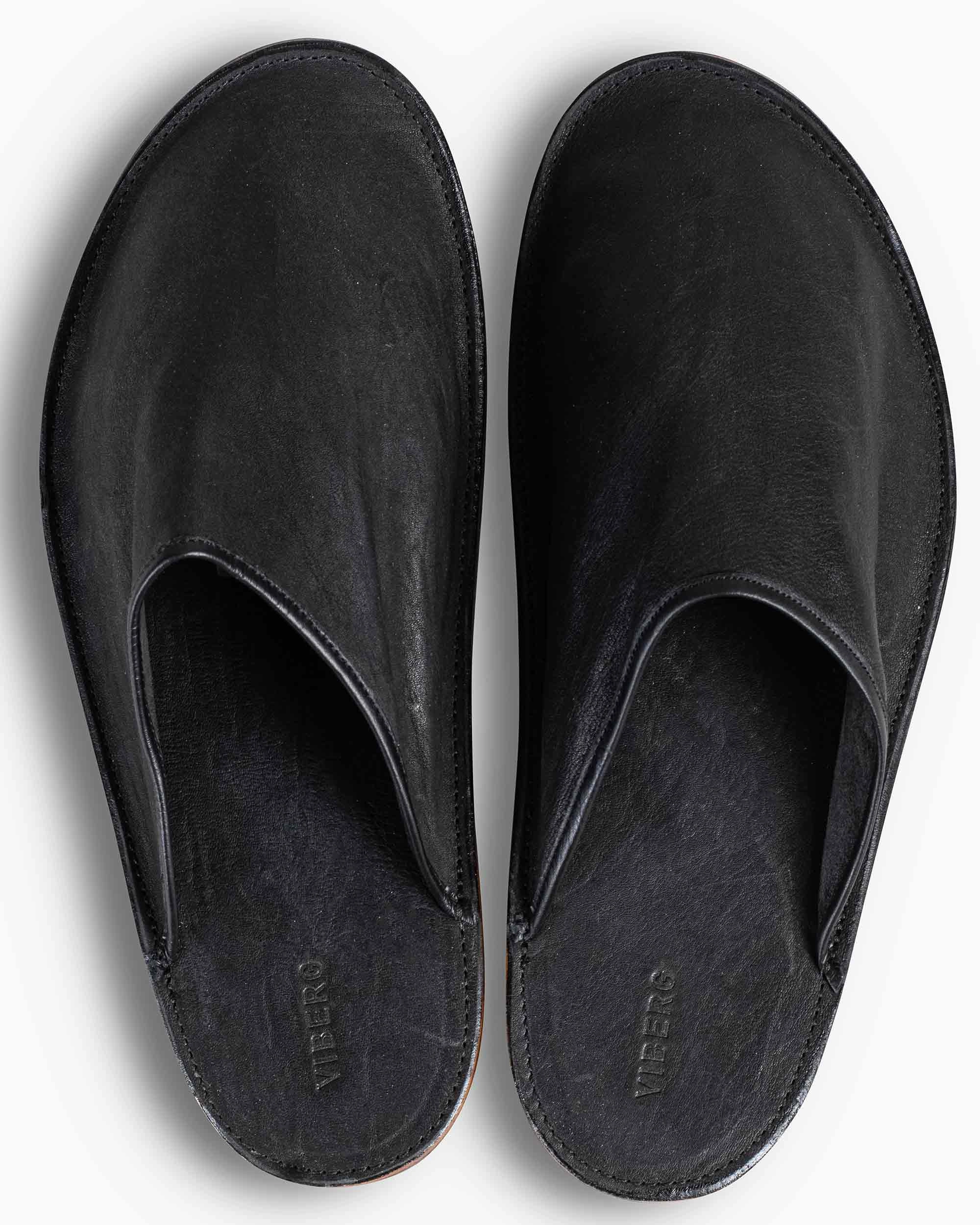 Viberg Slide Nero Washed Kangaroo Swim Ready Bright tone