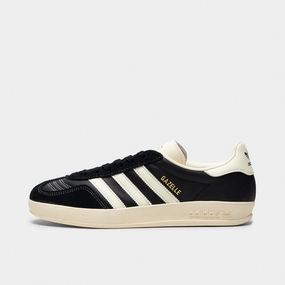 adidas Gazelle Indoor Black / White - Gold Chase Step