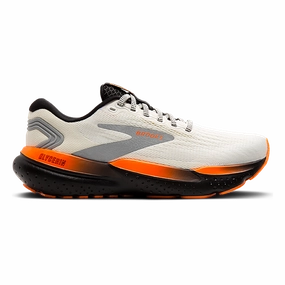 Brooks Glycerin 21 - Ecru - Orange - Black energy - returning sole shoe feature