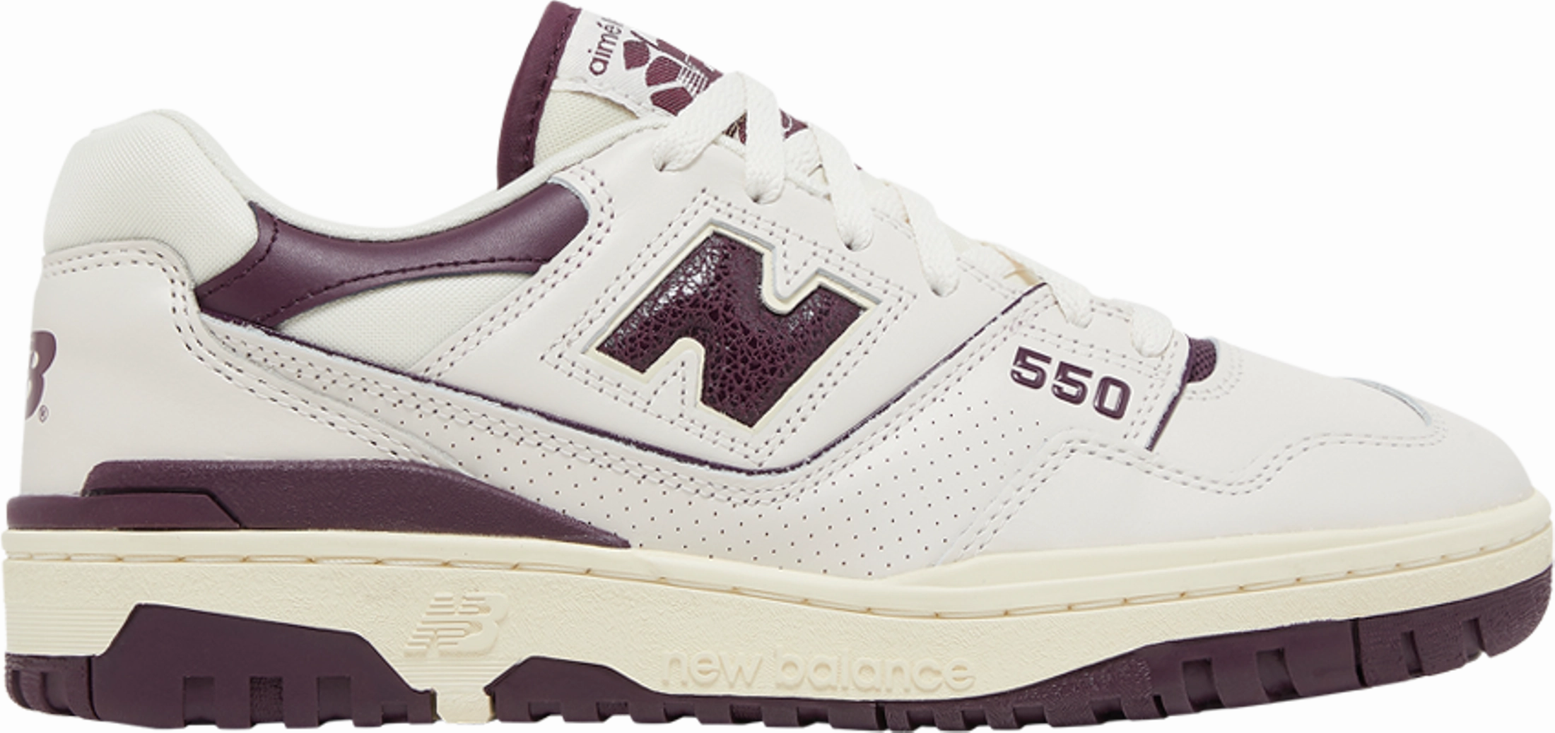 Aim?? Leon Dore x 550 'Purple' - BB550AR1 narrow - toe - box shoes