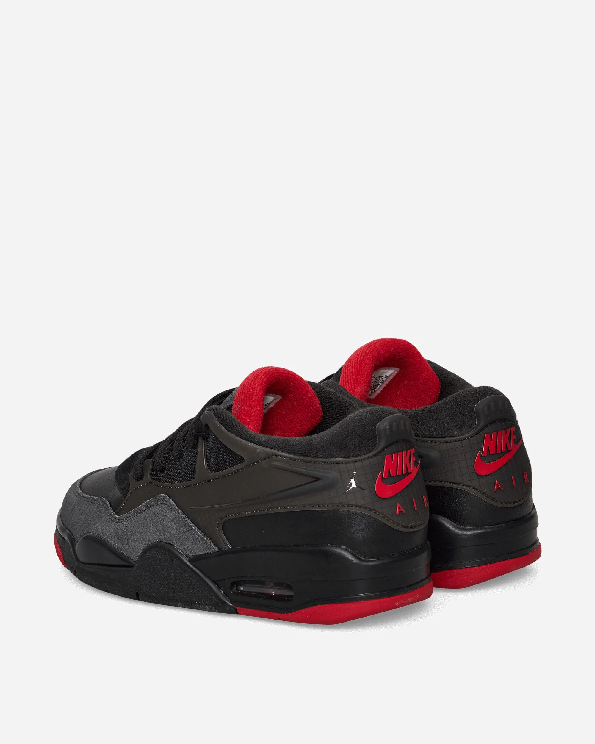 Air Jordan 4 RM Sneakers Black / Varsity Red ToeProtection
