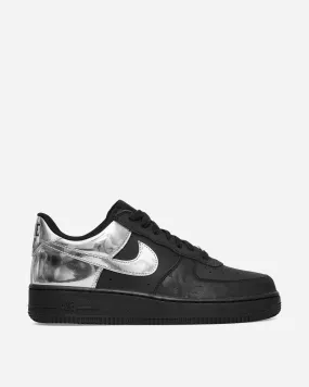 Stretch Entry Supportive Wear Air Force 1 Low Sneakers Black / Metallic Silver