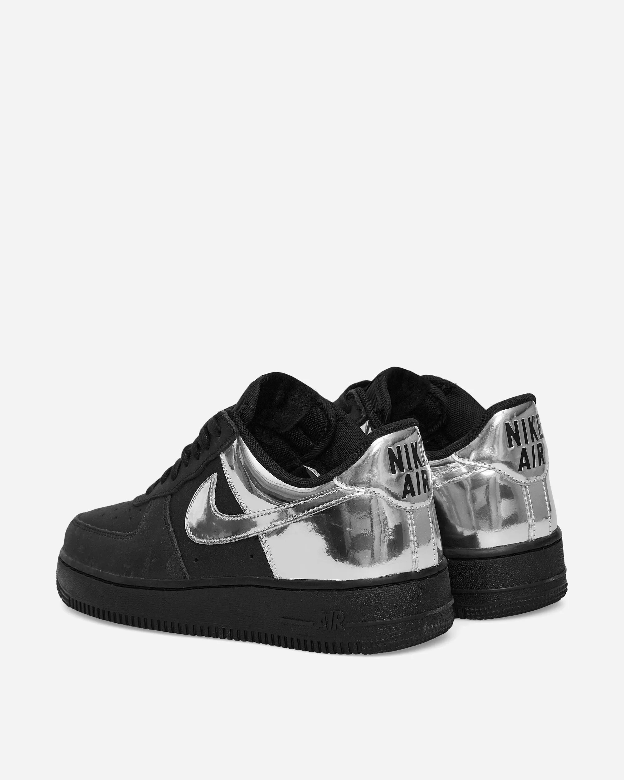 Low Comfort Air Force 1 Low Sneakers Black / Metallic Silver