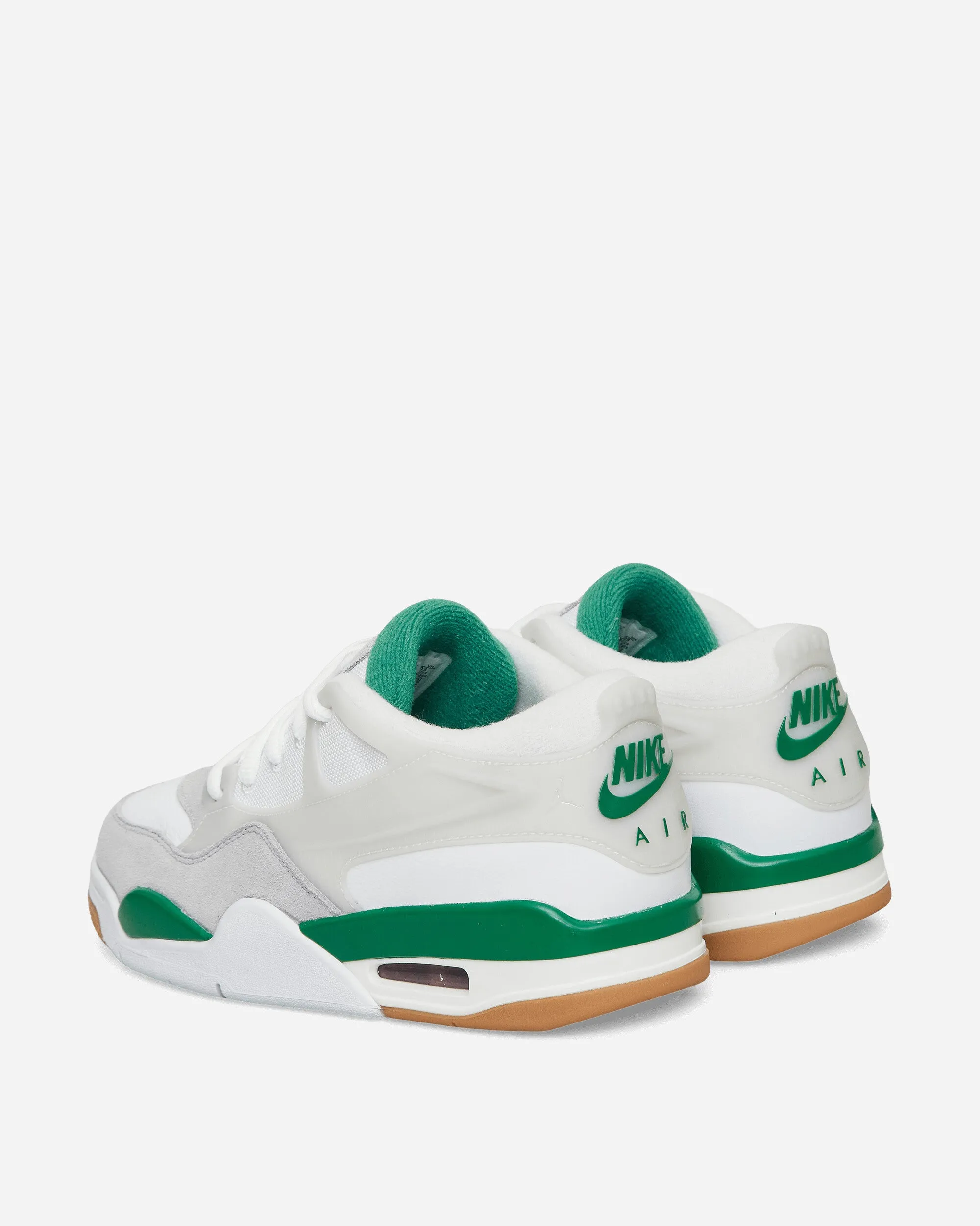 Air Jordan 4 RM Sneakers White / Pine Green Moisture Management Fabric