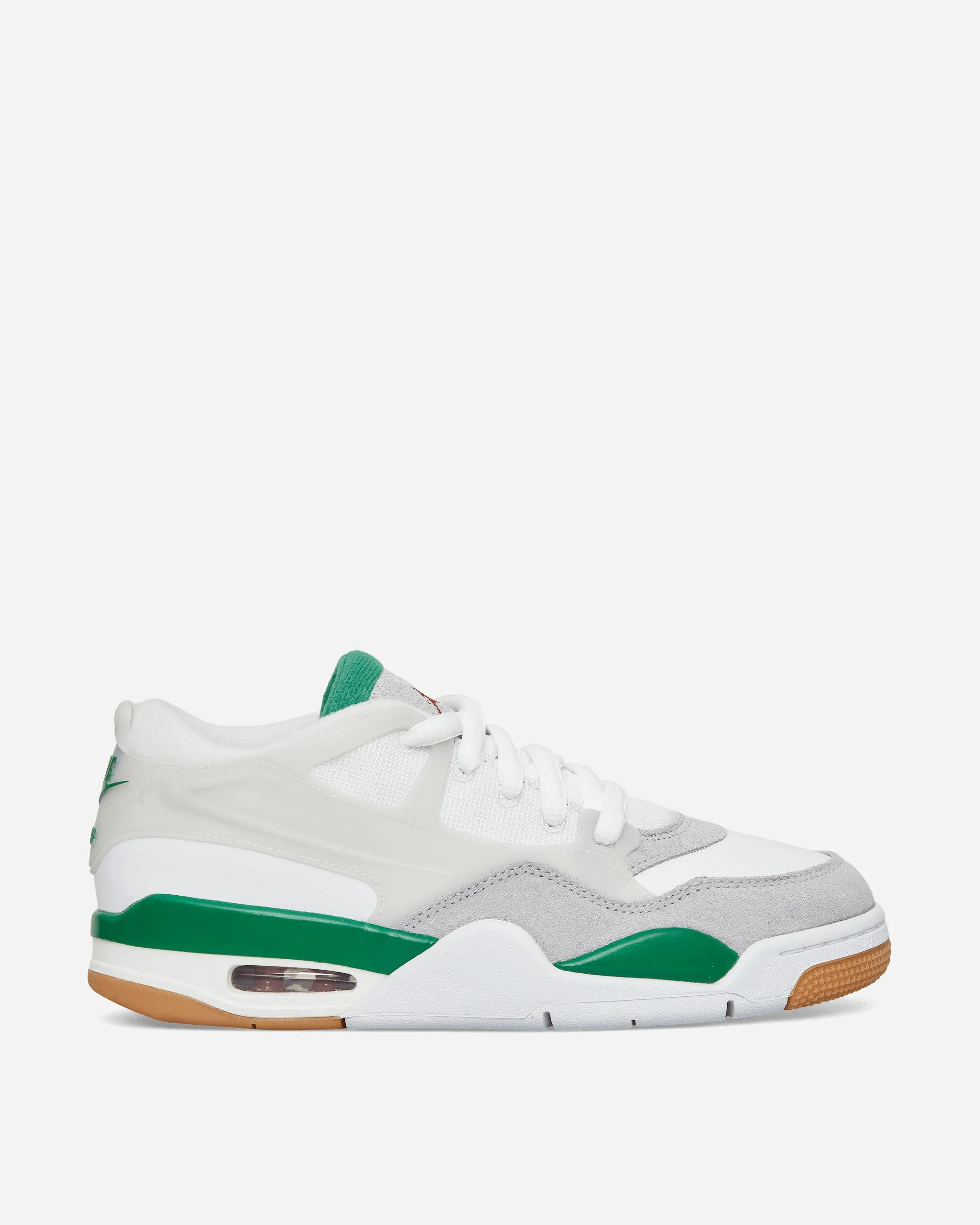 Ultra Breathable Upper Air Jordan 4 RM Sneakers White / Pine Green