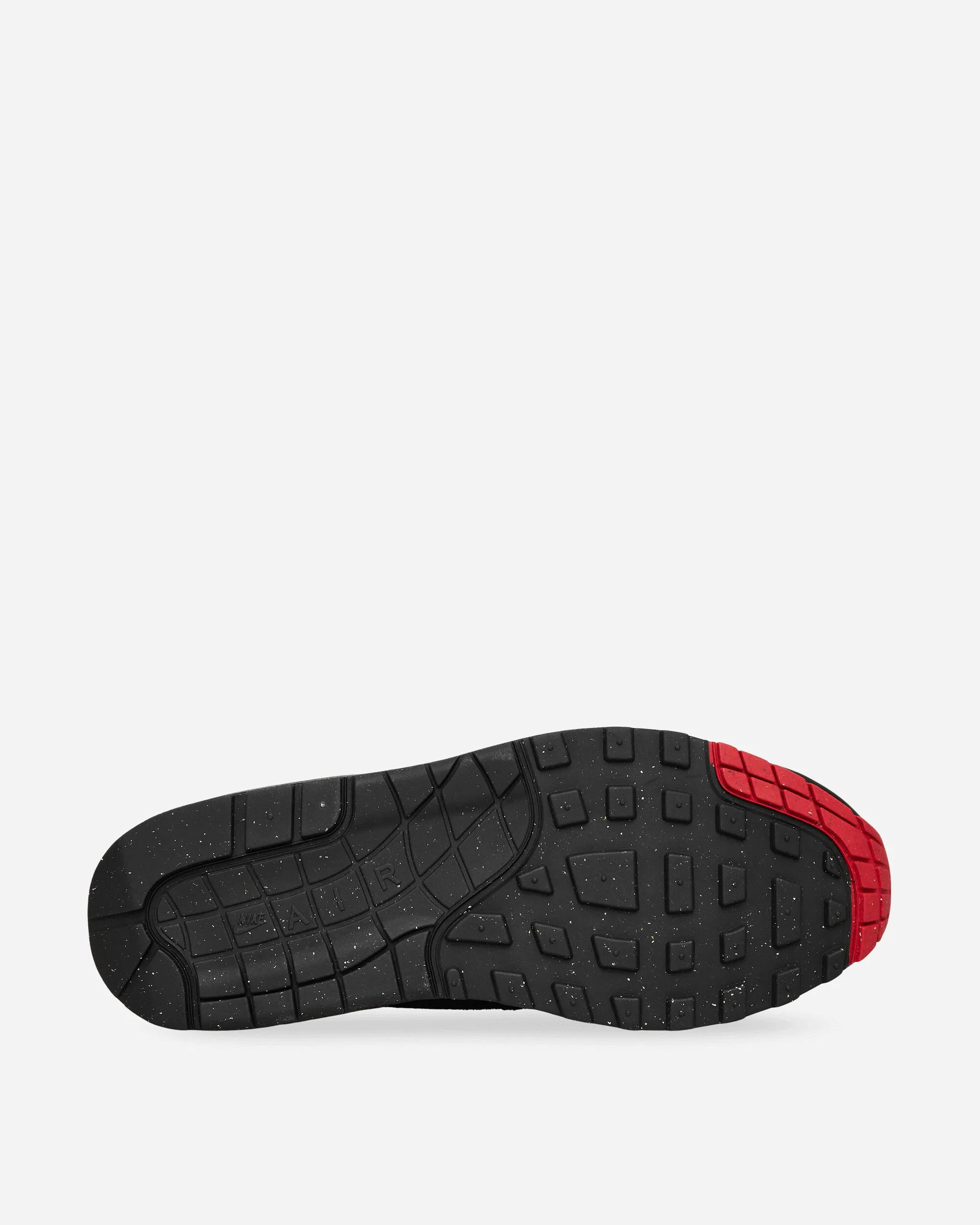 High Rebound Outsole Air Max 1 Essential Sneakers Black / Iron Grey / University Red