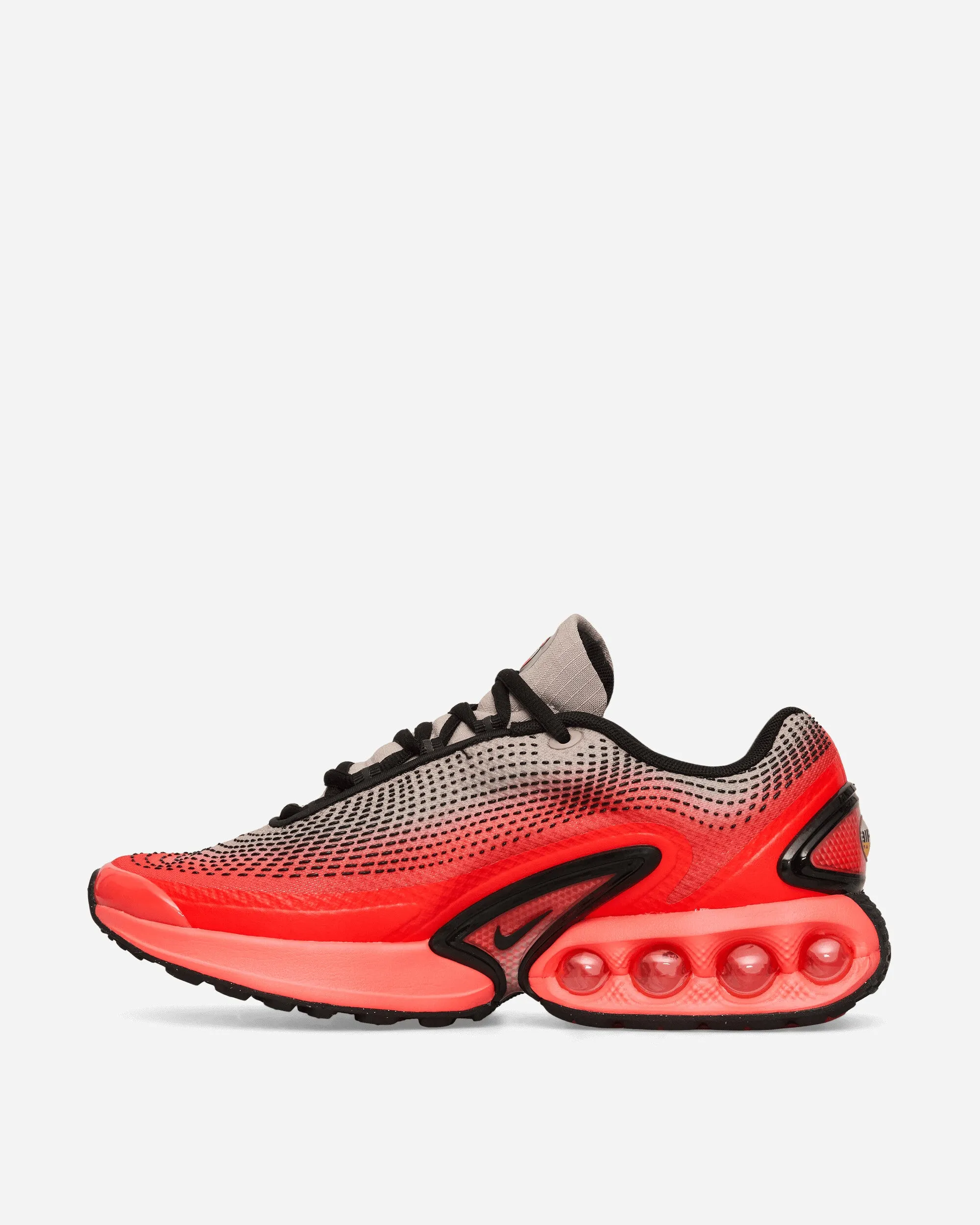 Walking   Friendly Lace Free Fastenings Air Max DN Sneakers College Grey / Bright Crimson / Black