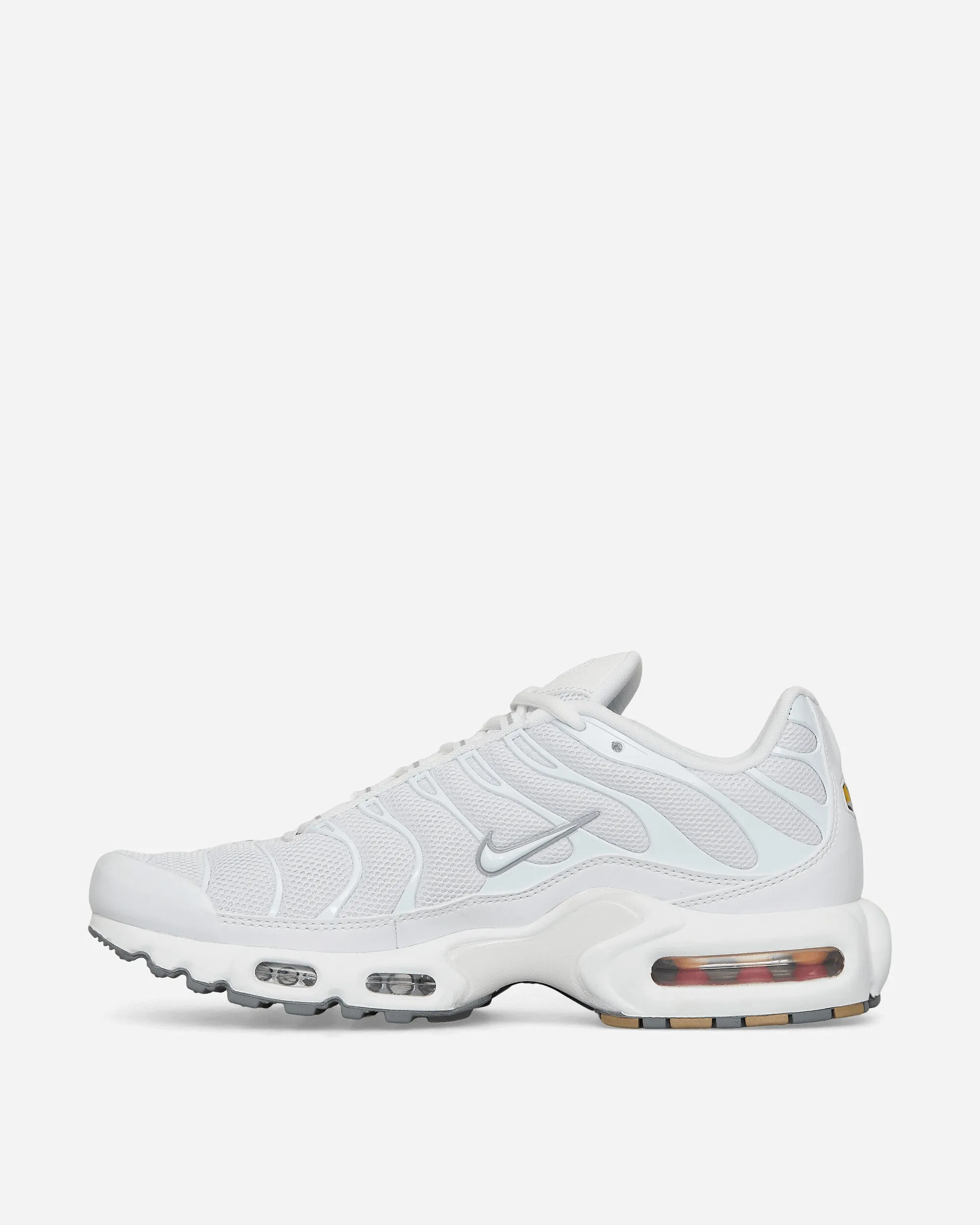 Air Max Plus Sneakers White Flexible Rubber Sole