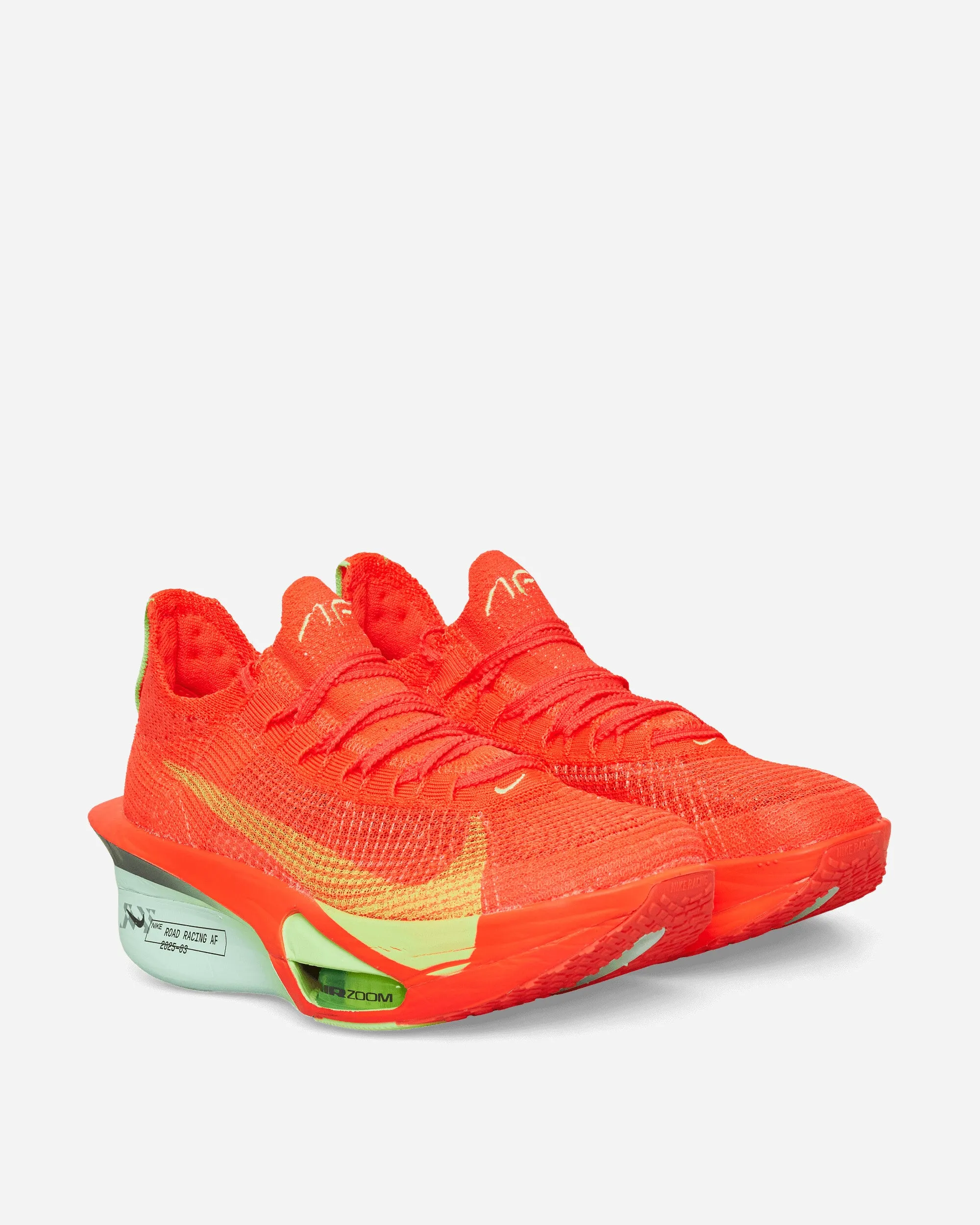 Air Zoom Alphafly 3 Sneakers Bright Crimson / Lime Blast Street Trail