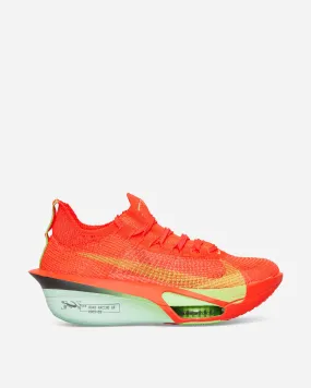 ToeProtection Seamless performance Air Zoom Alphafly 3 Sneakers Bright Crimson / Lime Blast