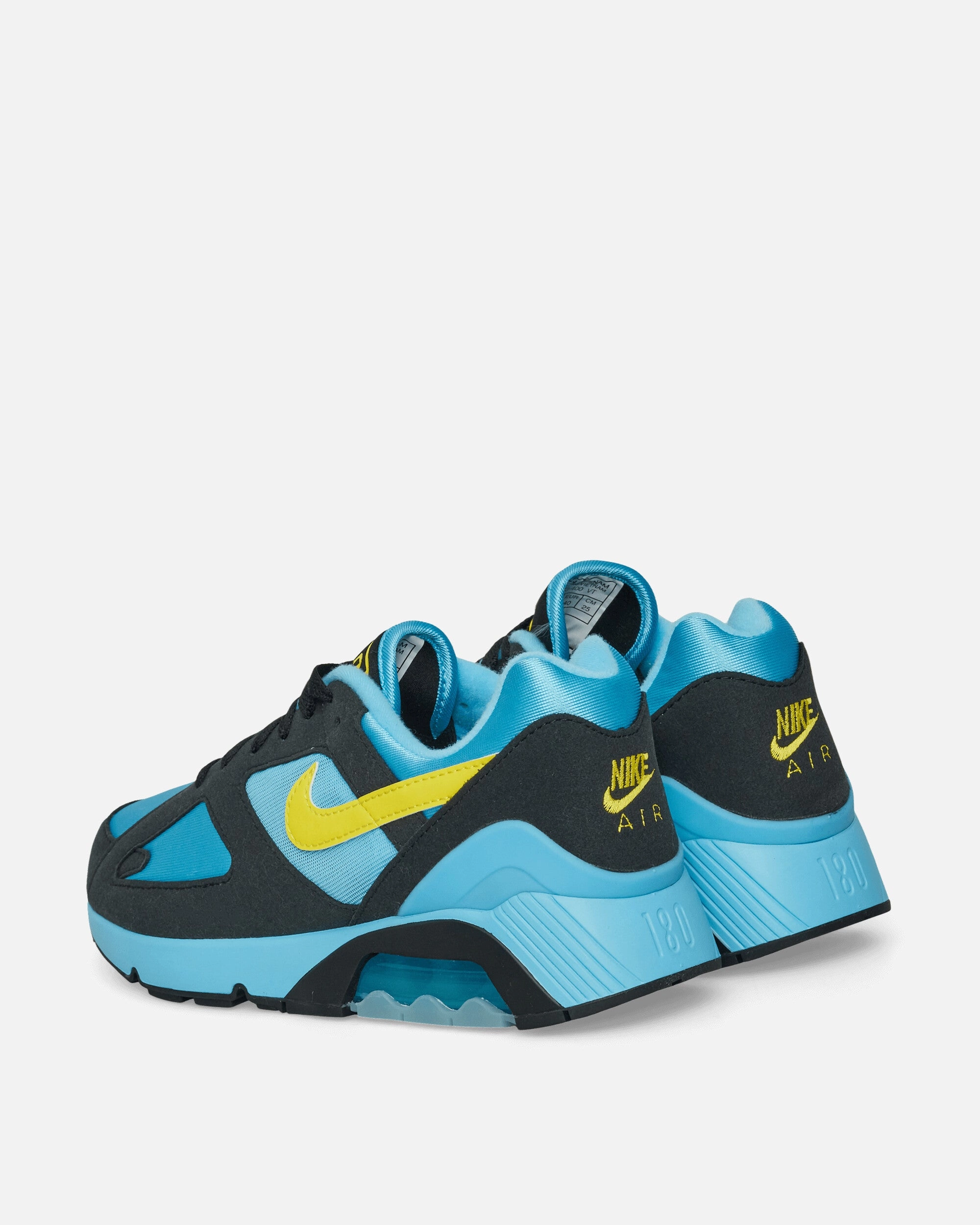 Energy Return Midsole Air 180 Sneakers Black / Baltic Blue