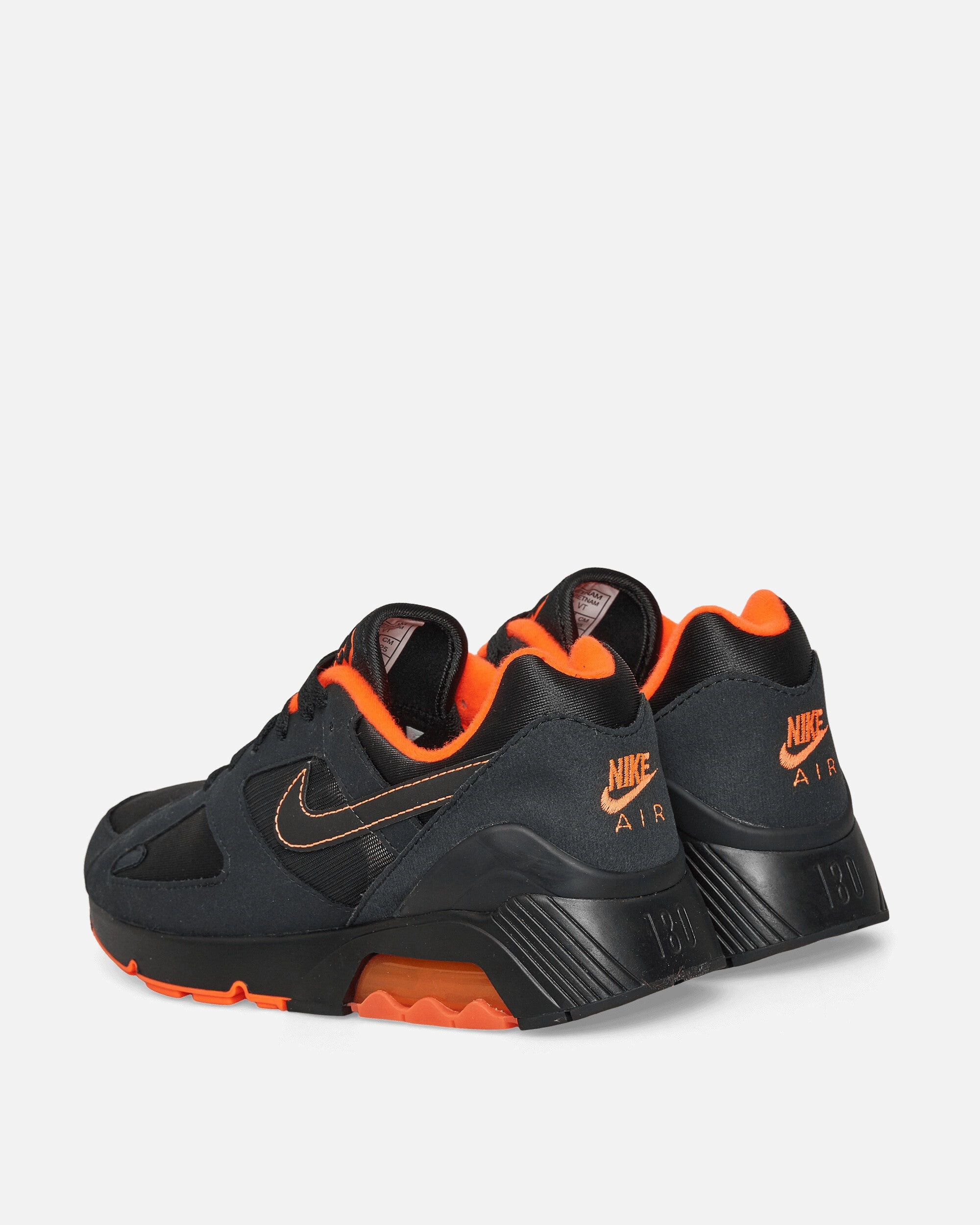Cushion Line Air 180 Sneakers Black / Hyper Crimson