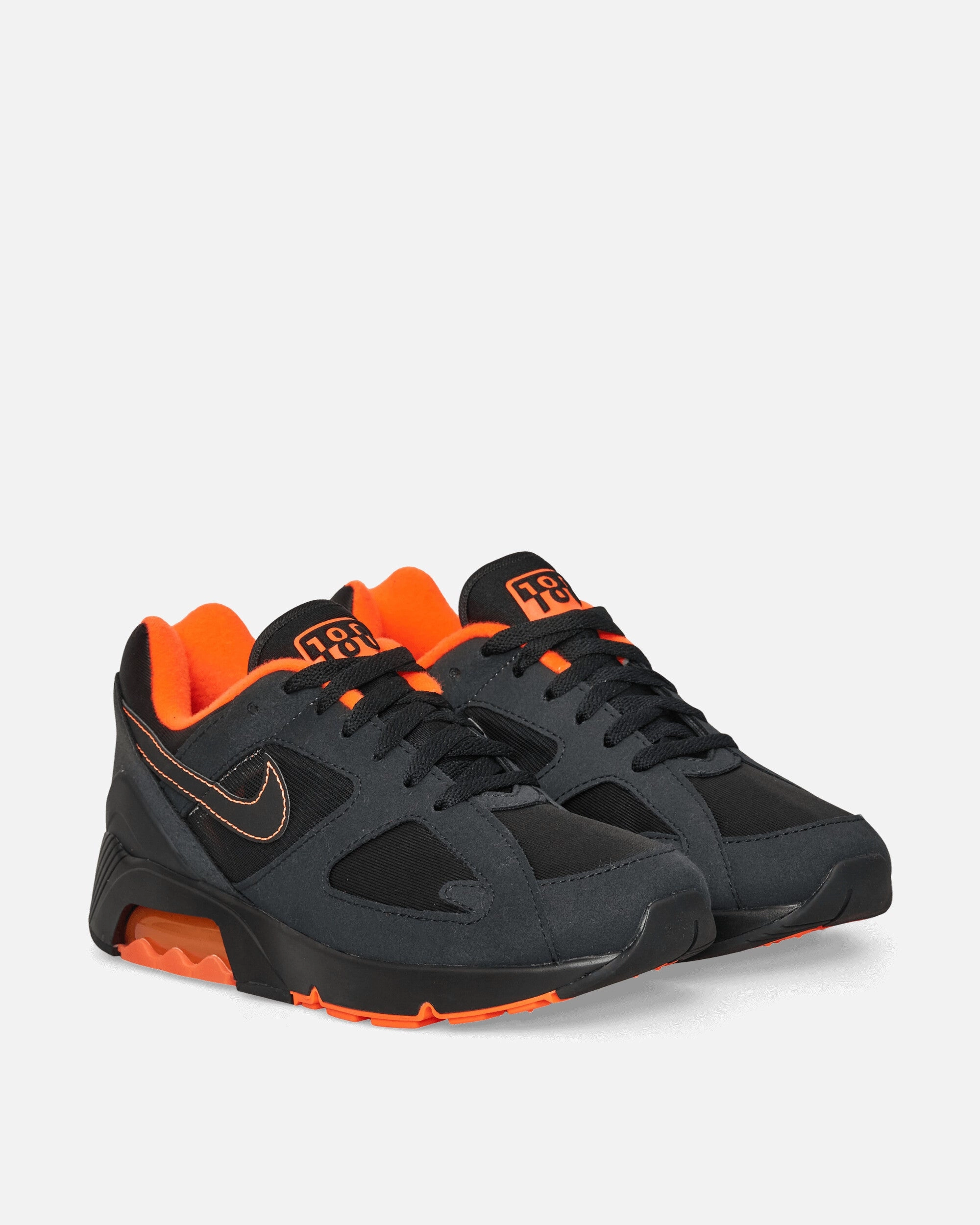 Sophisticated Comfort Air 180 Sneakers Black / Hyper Crimson