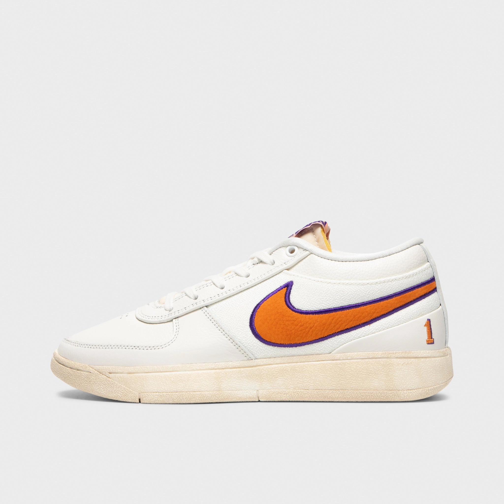 PaddedTongue Nike Book 1 Sail / Clay Orange - Court Purple