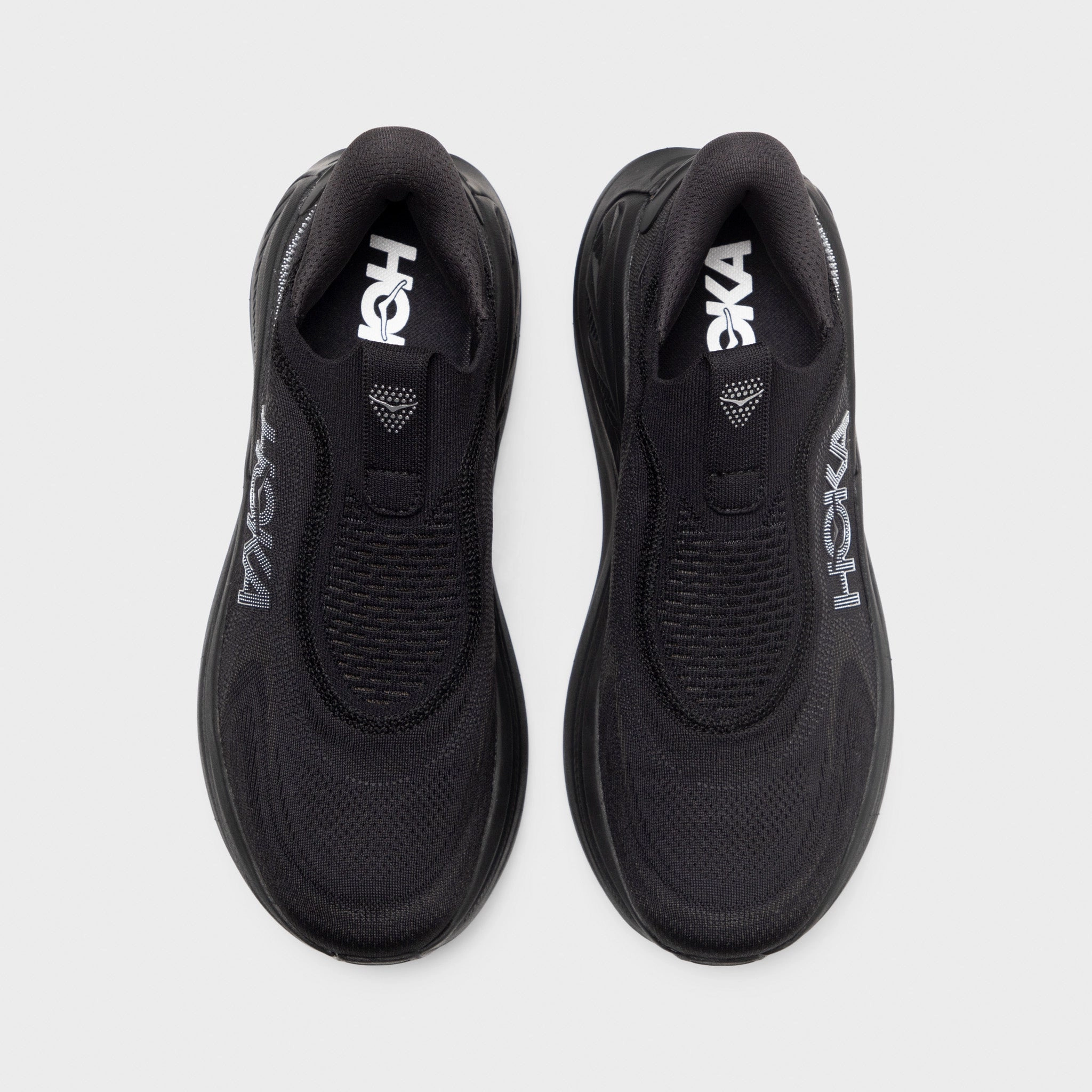 Blossom Lane Comfort Padding Hoka Skyward Laceless Black / Black