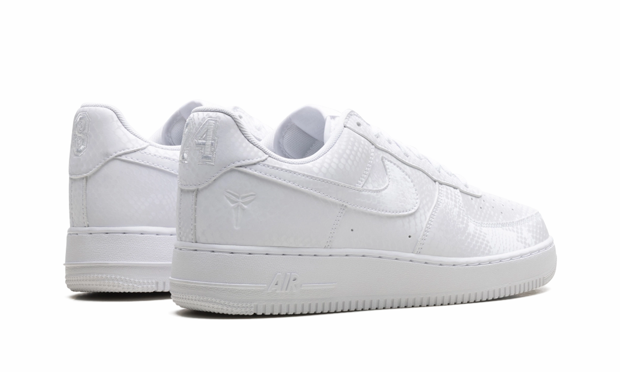 Comfort Fit Socks Air Force 1 Low "Kobe Bryant - Triple White"