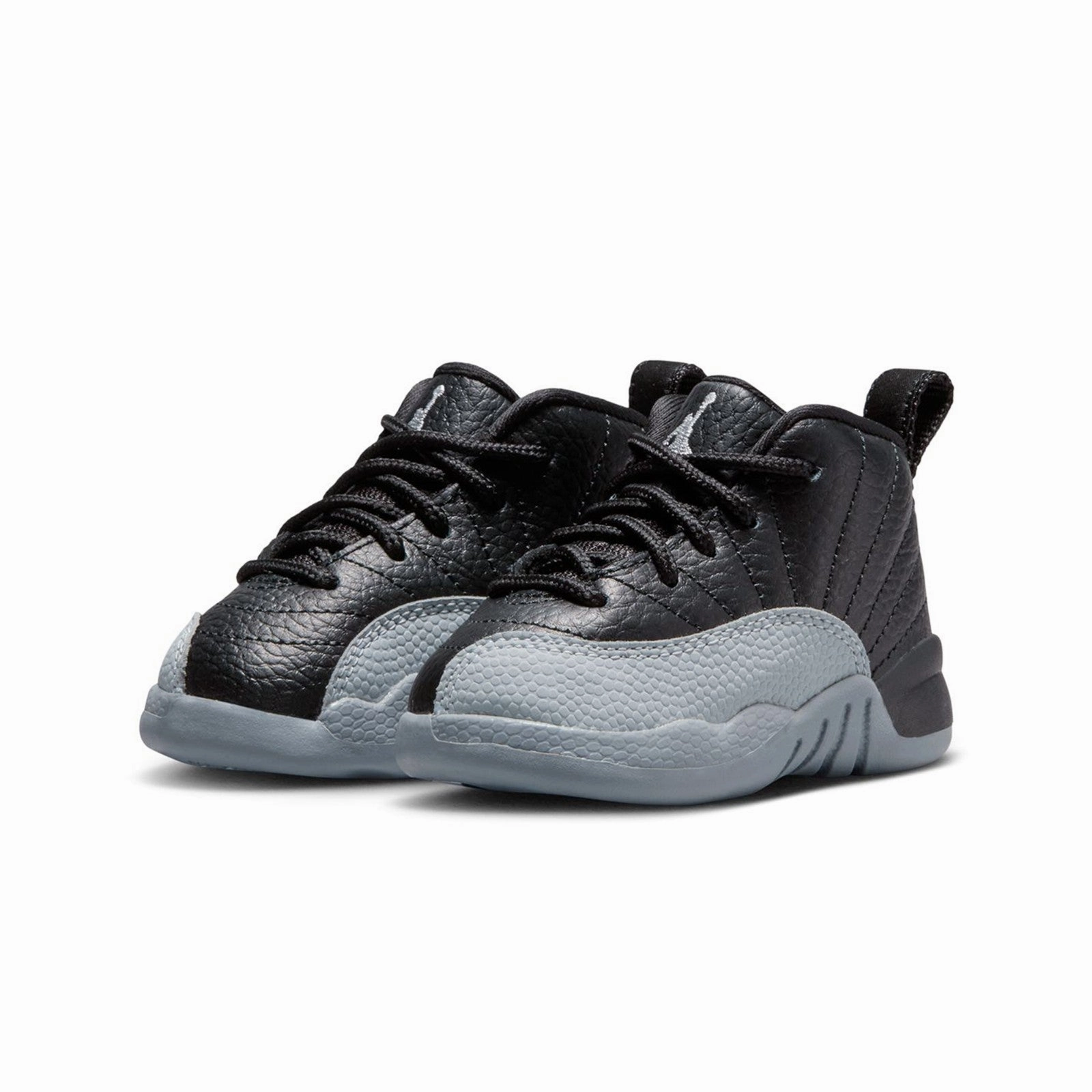 SyntheticUpper Adaptive Ease Air Jordan 12 Retro "Black and Wolf Grey" 850000-010