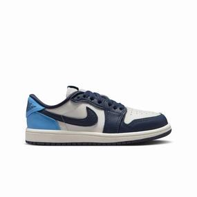 Recycled Fiber Upper Air Jordan 1 Low OG "Obsidian"