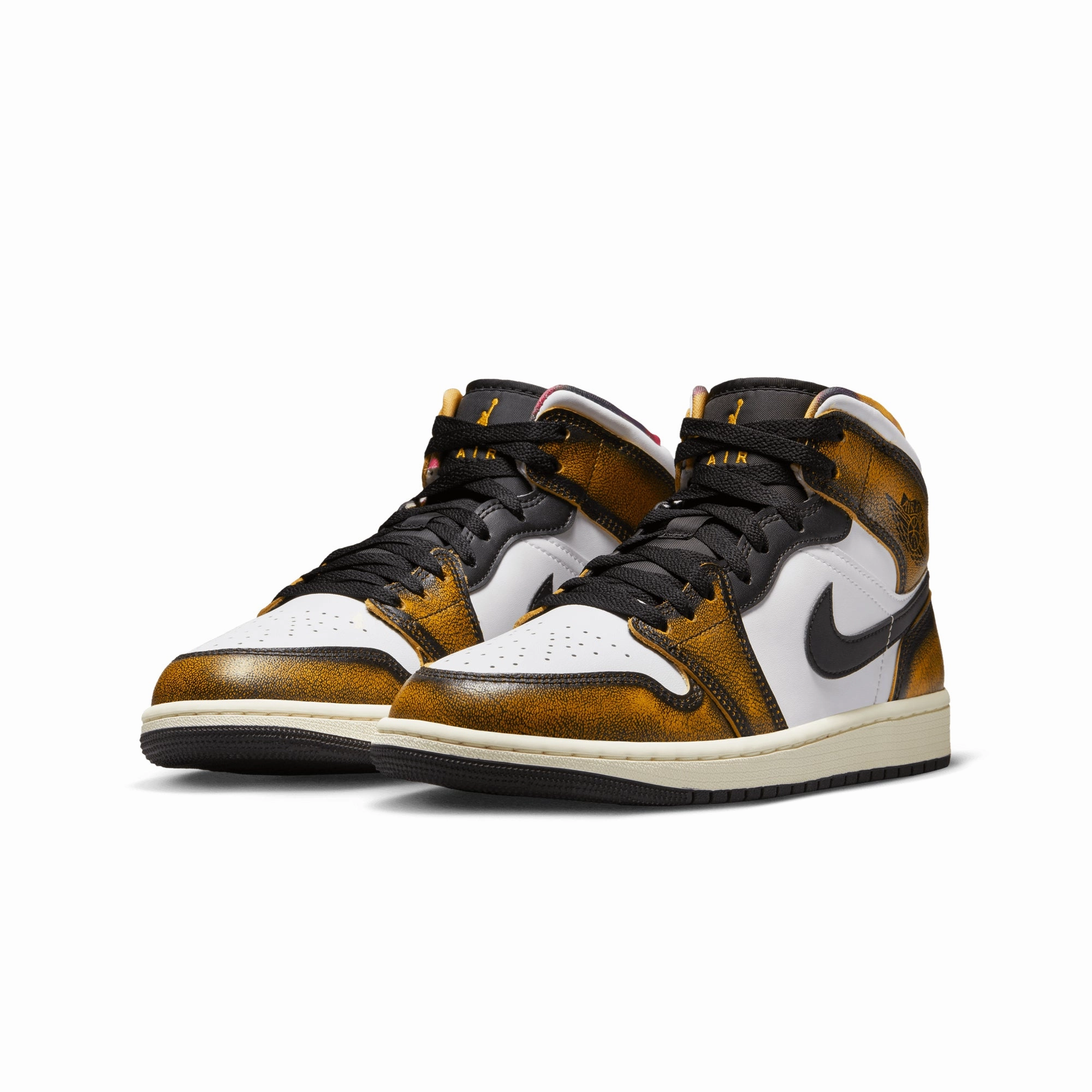 Workout Routine Air Jordan 1 Mid SE 'Orange Wear-Away' DQ8417-071