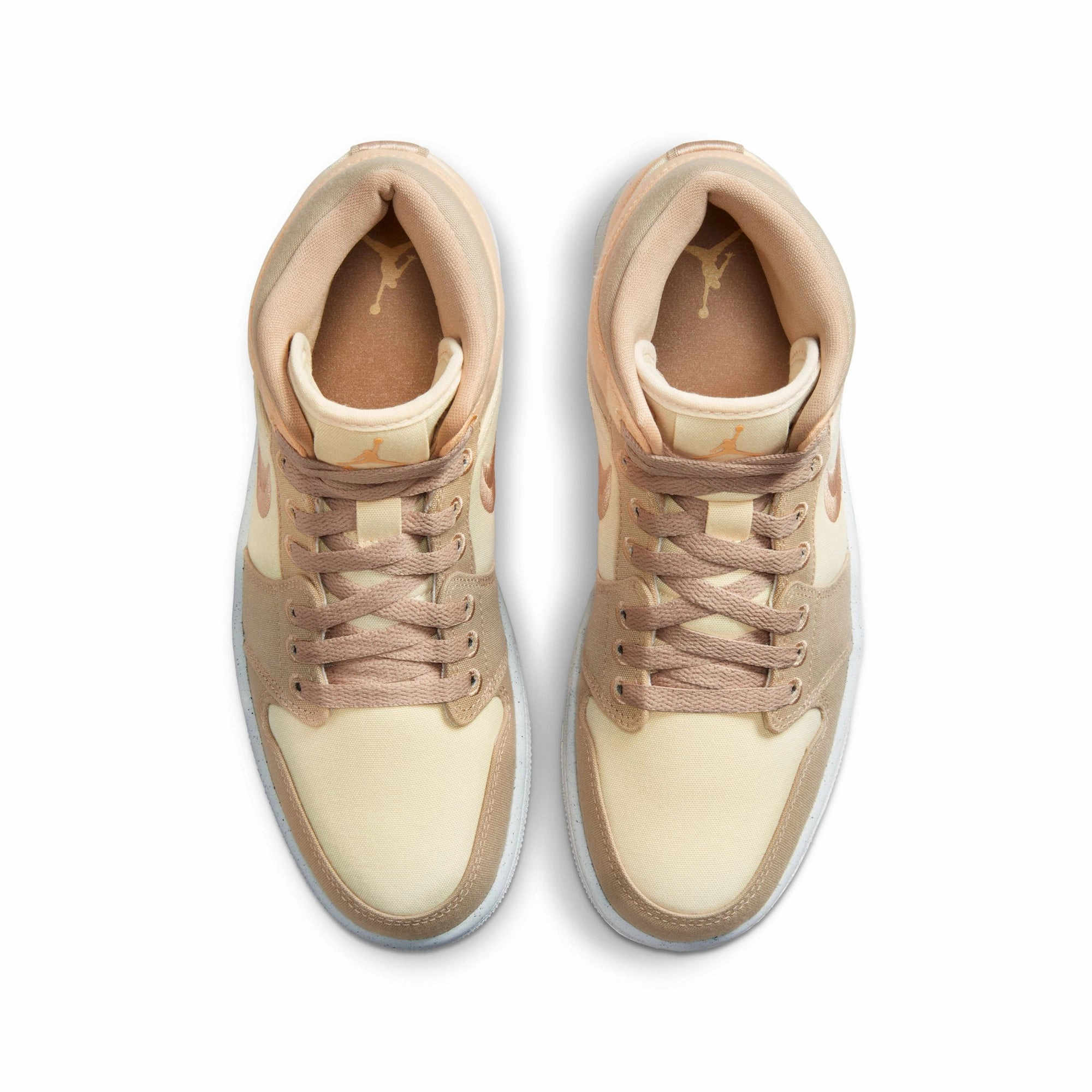 Air Jordan 1 Mid SE Women's DV0427-102 Classic Style Breathable Jacquard Weave