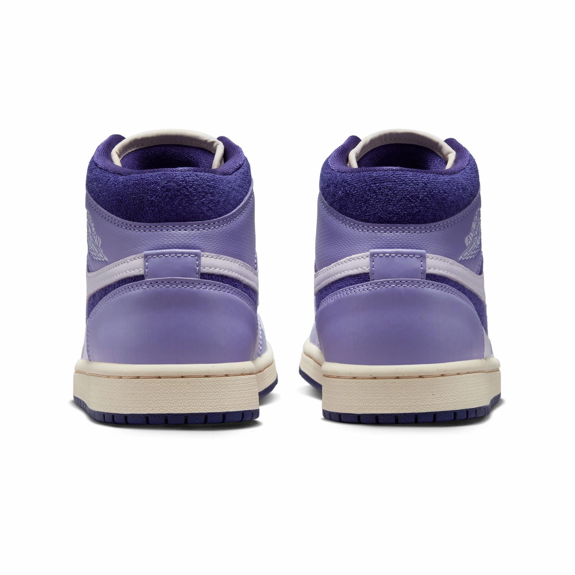 Air Jordan 1 Mid SE Women's DZ3745-500 Soft Leather Elastic Bands