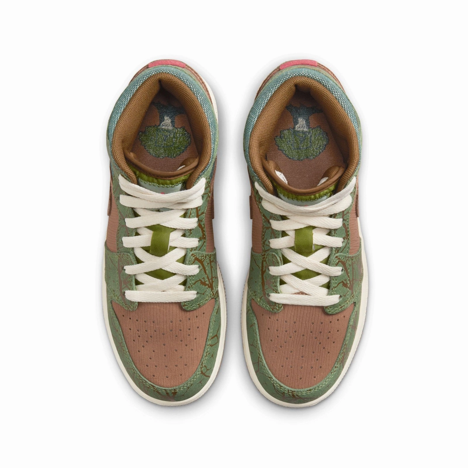 Fresh Air Multi Layer Midsole Air Jordan 1 Mid Sneaker School FQ8101-200