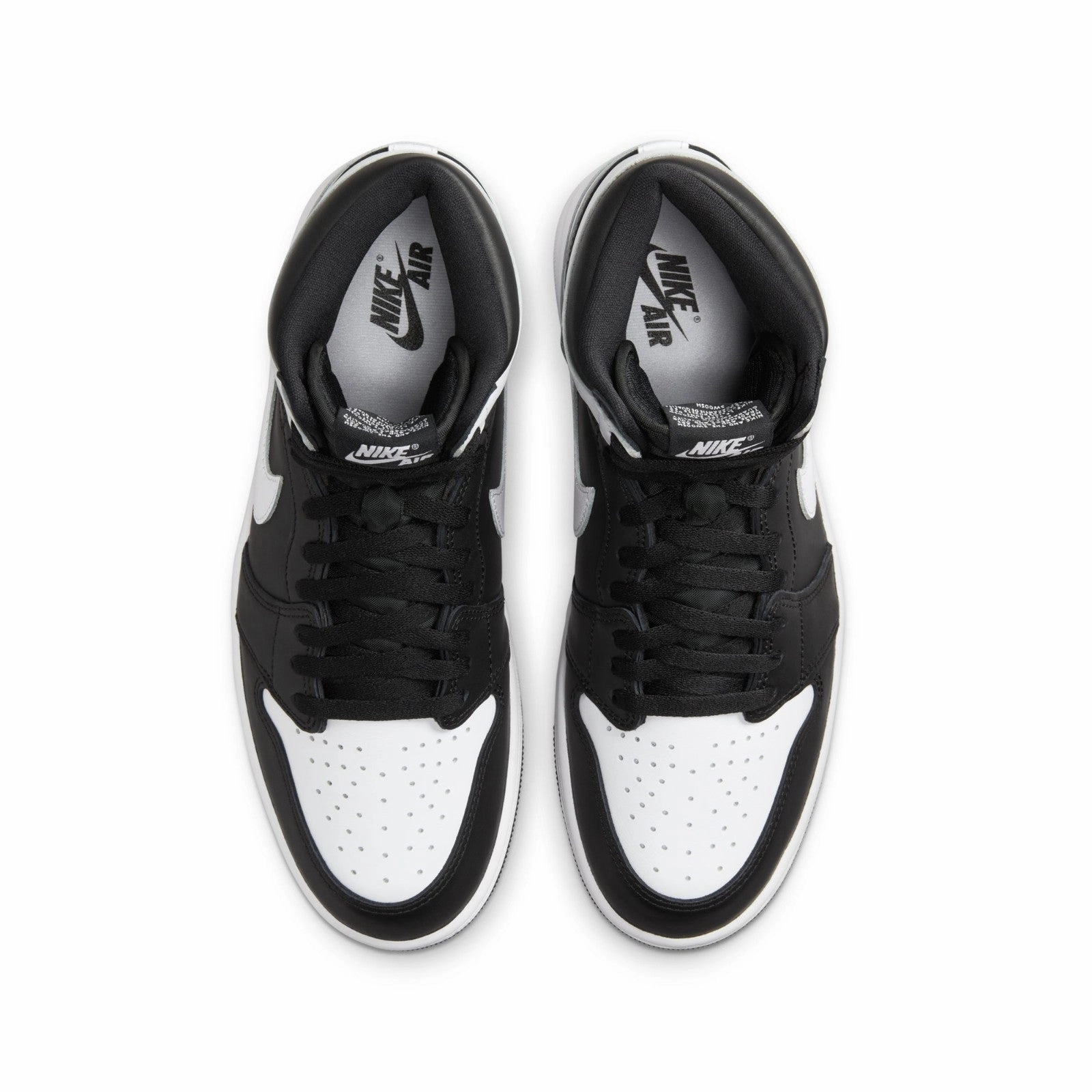 Air Jordan 1 Retro High OG "Black White" Men's Shoes DZ5485-010 Action Ready Breathable Airflow