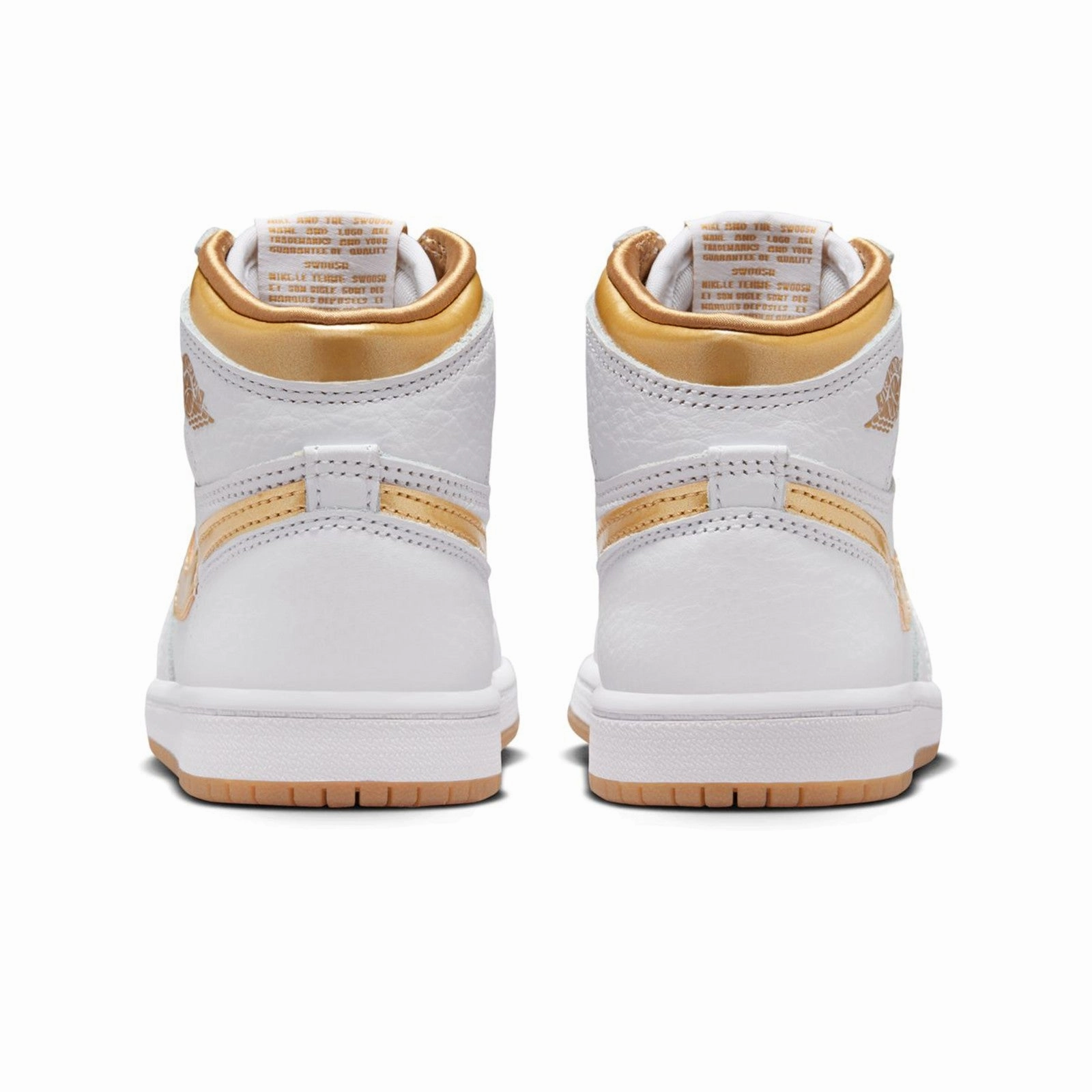 Air Jordan 1 Retro High OG "Metallic Gold" Pre-School Shoes FD2597-107 High Function