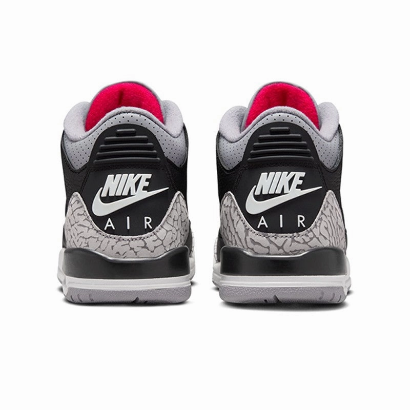 Durable piece Eco Friendly Production Air Jordan 3 Retro "Black Cement"
