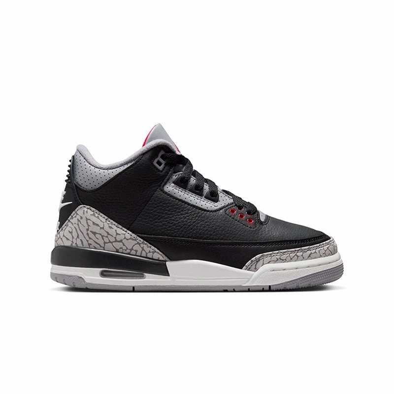 Air Jordan 3 Retro "Black Cement" Thermoplastic Uppers Heel Crash Pads