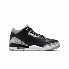 Air Jordan 3 Retro "Green Glow" Mens Flexible Outsole Flexure