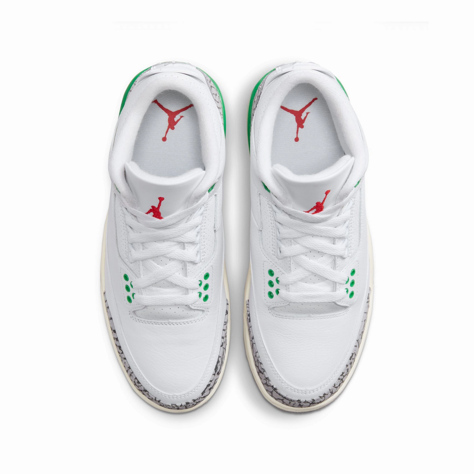Air Jordan 3 Retro "Lucky Green" CK9246-136 Modern Flair Structured chic