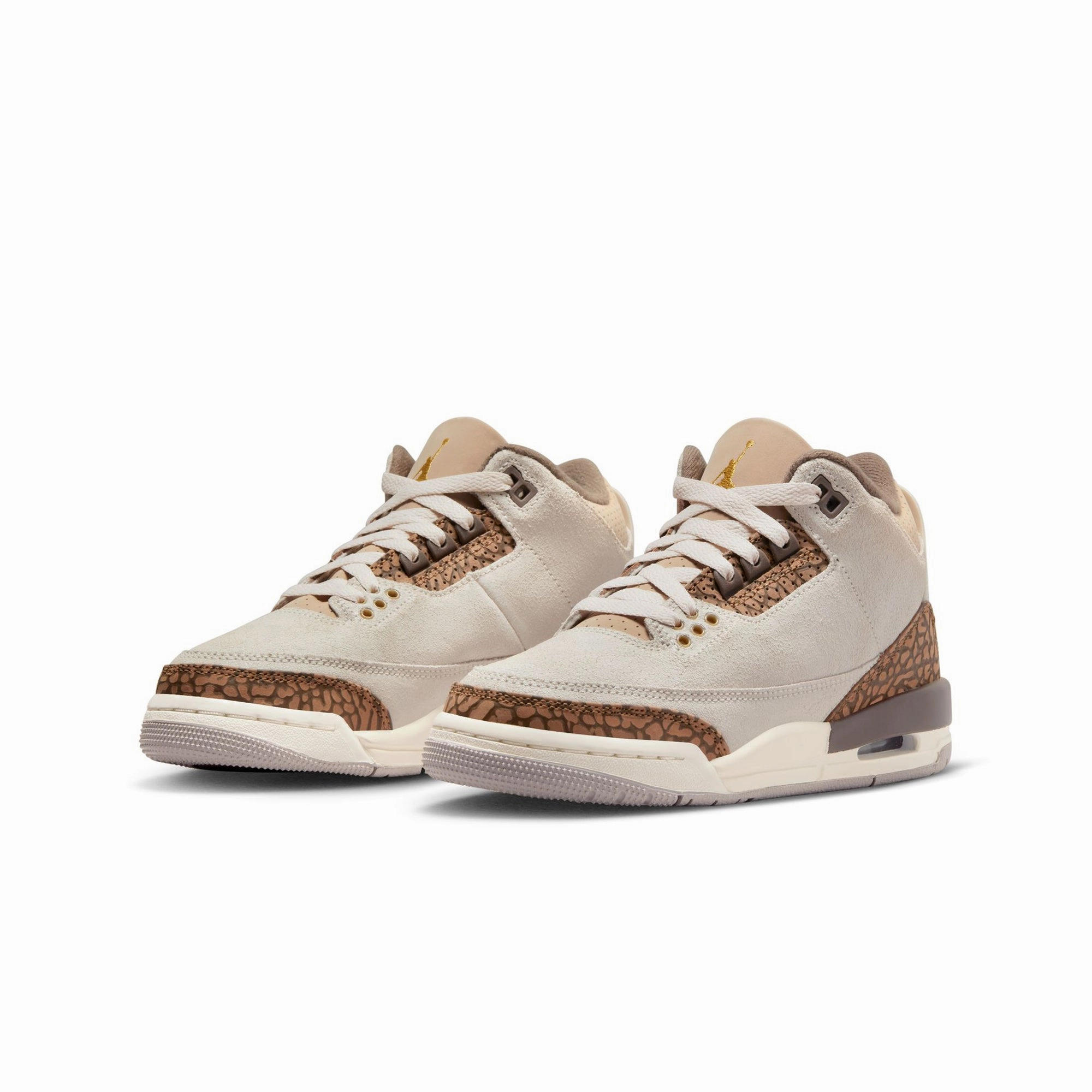 Air Jordan 3 Retro "Palomino" Grade School DM0967-102 Smooth Base Classic sneakers