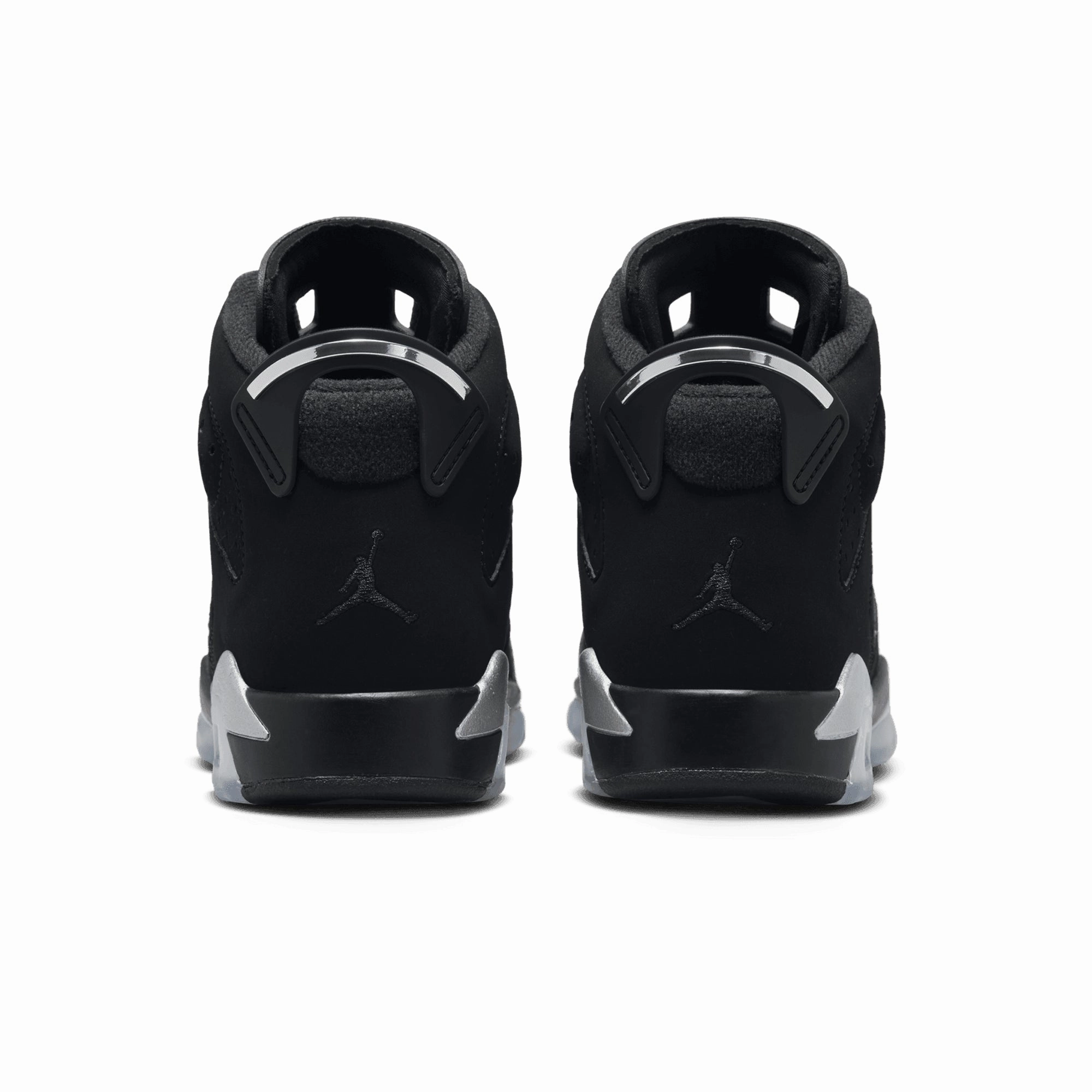 Air Jordan 6 Retro GS 'Metallic Silver' DX2835-001 Athletic Sneakers Minimalist Lacing
