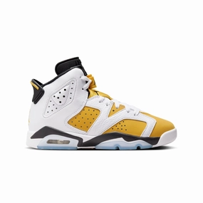 Air Jordan 6 Retro "Yellow Ochre" Grade-School Shoes 384665-170 Exclusive Look