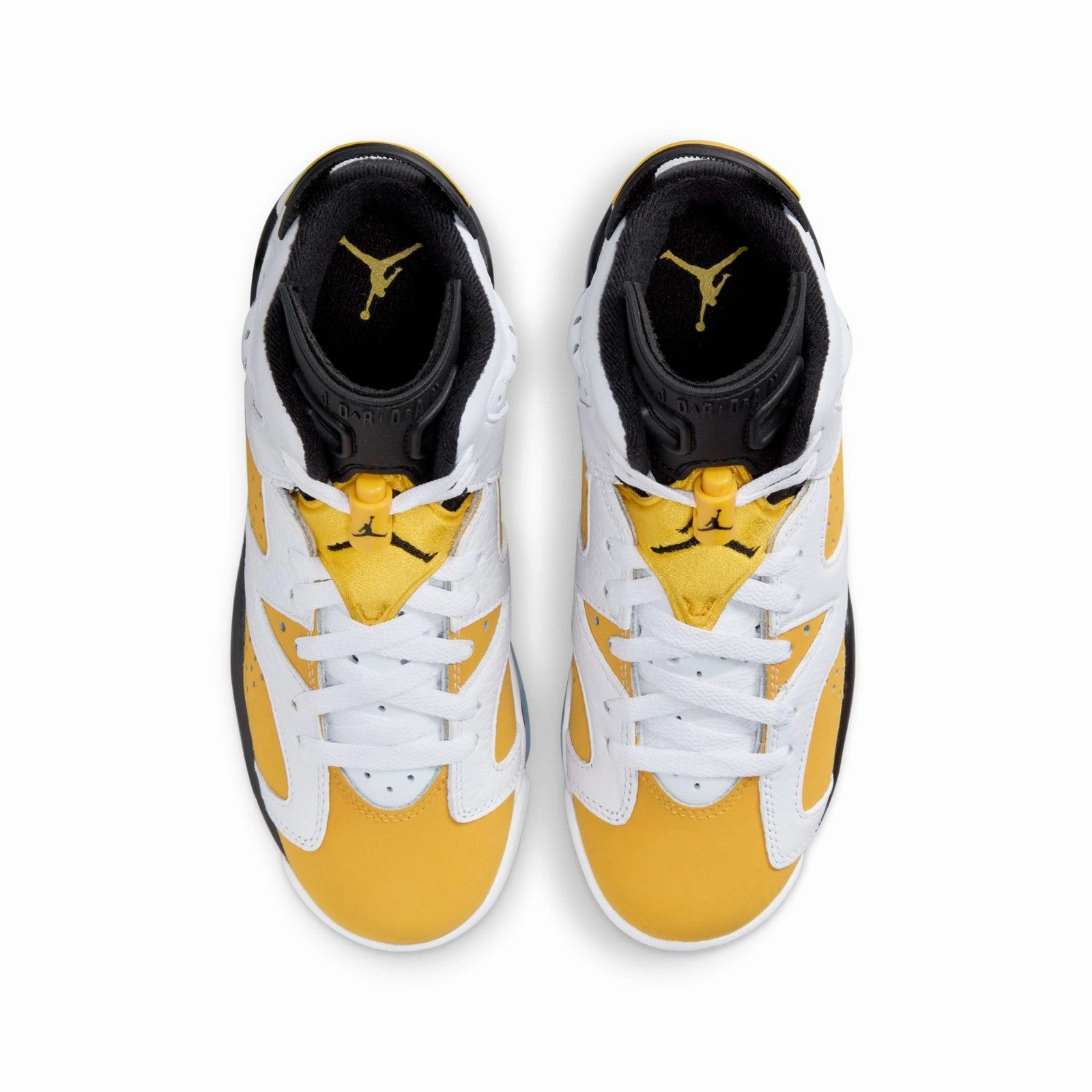 Vertical Flex Channel All-weather look Air Jordan 6 Retro "Yellow Ochre" Grade-School Shoes 384665-170