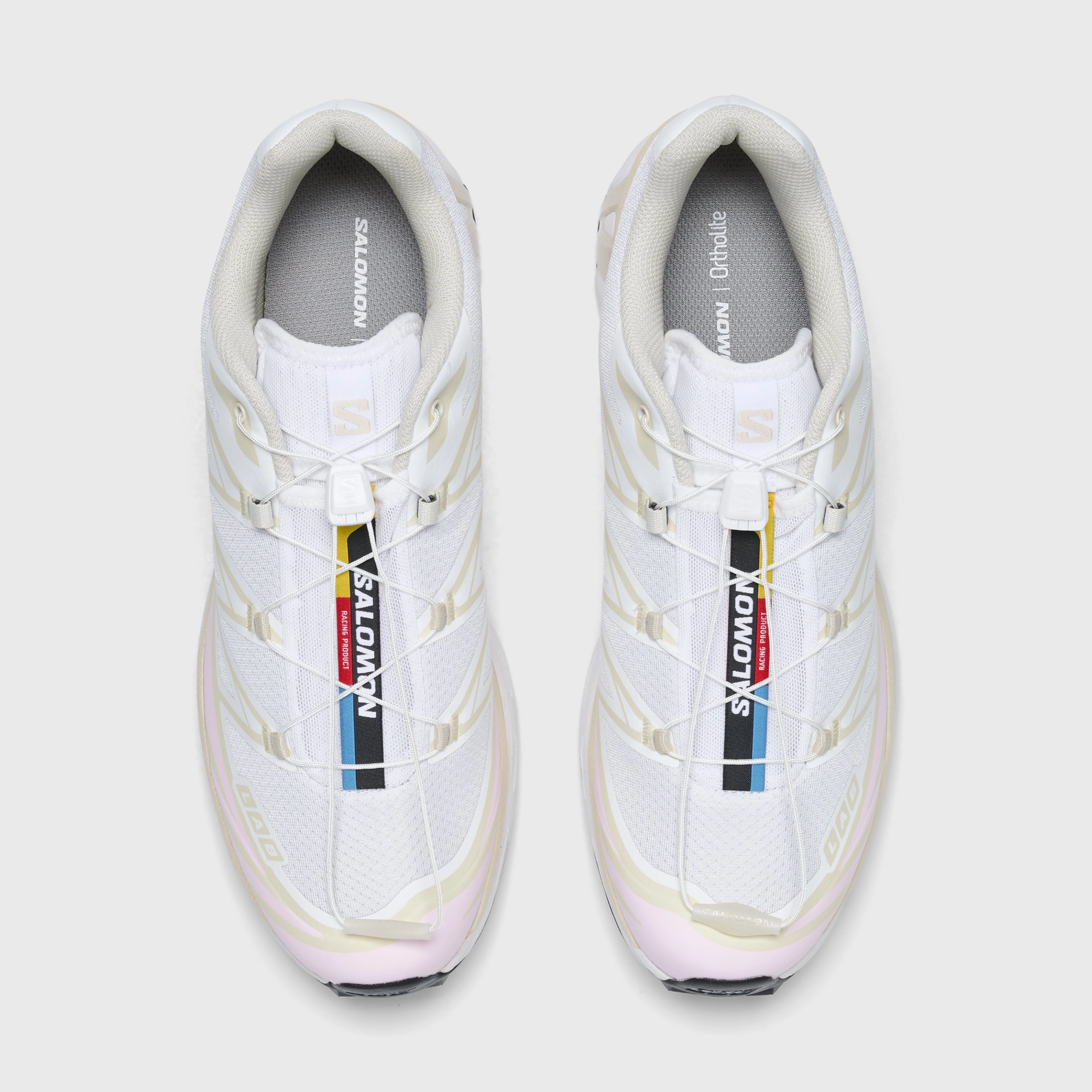 Salomon XT-6 White / Almond Milk - Fairy Tale Parade Walk padded lining