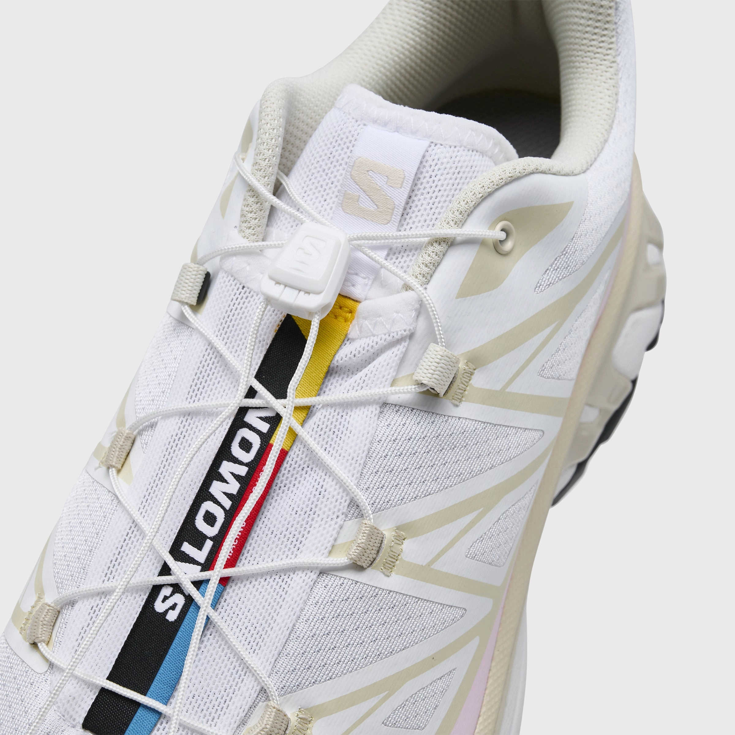 Salomon XT-6 White / Almond Milk - Fairy Tale Thick sole Traction Sole