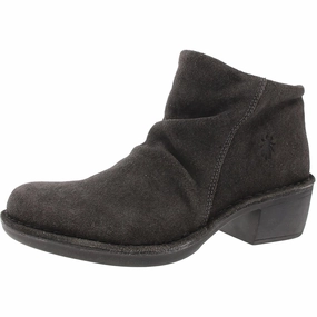 Womens Zipper Faux Suede Ankle Boots Protective Finish Snow Trekker Stable Support Snow Trekker