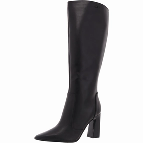 Womens Zipper Leather Knee-High Boots Subtle design Flexible