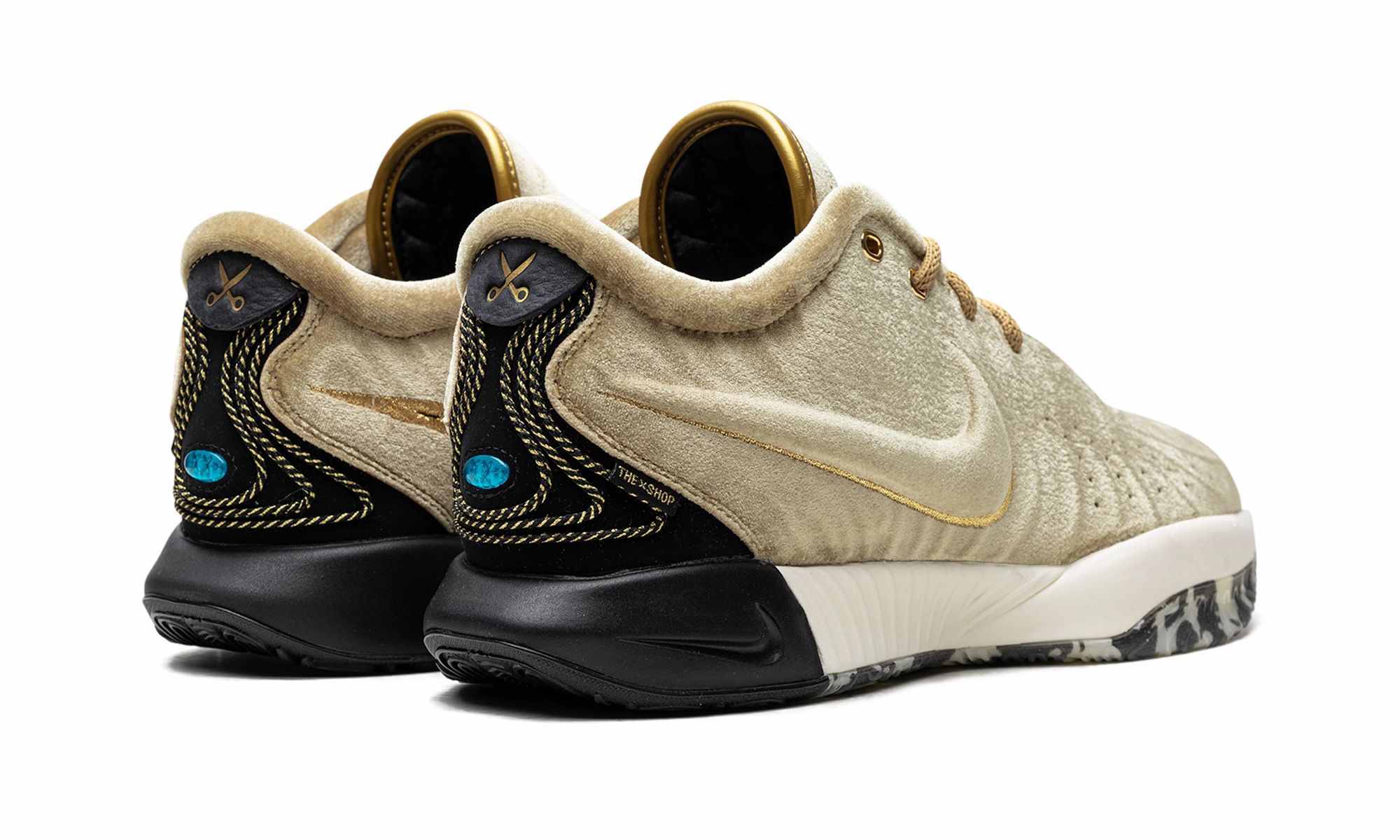 Stain   Resistant LeBron 21 "The Shop - Metallic Gold"