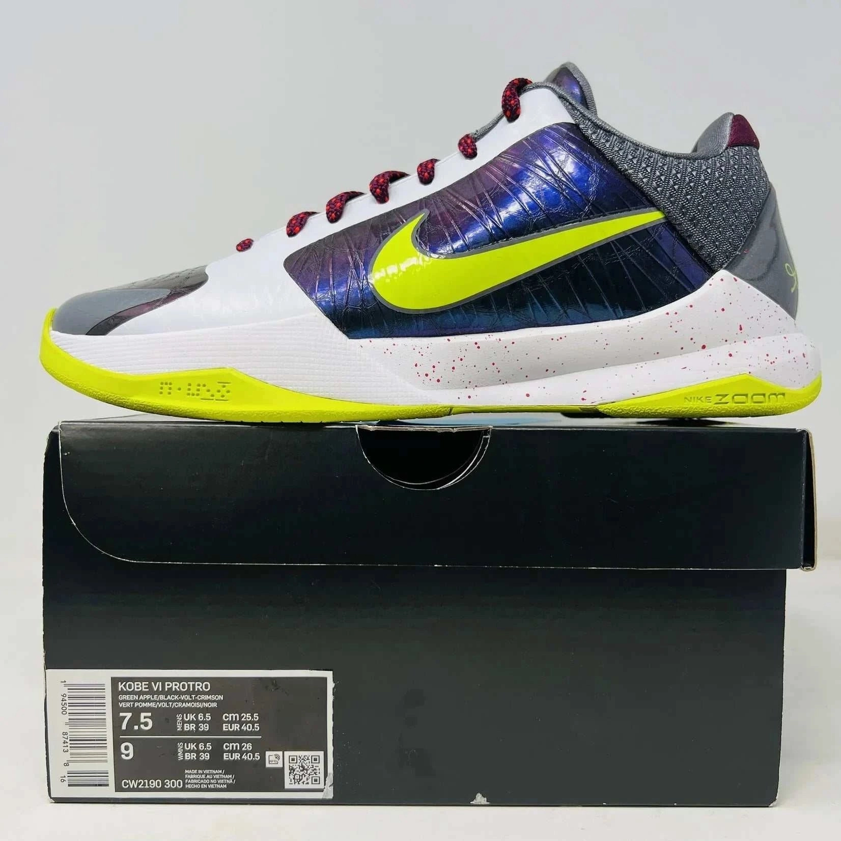 Enhanced Bounce Stain Resistant Nike Kobe 5 Protro Chaos