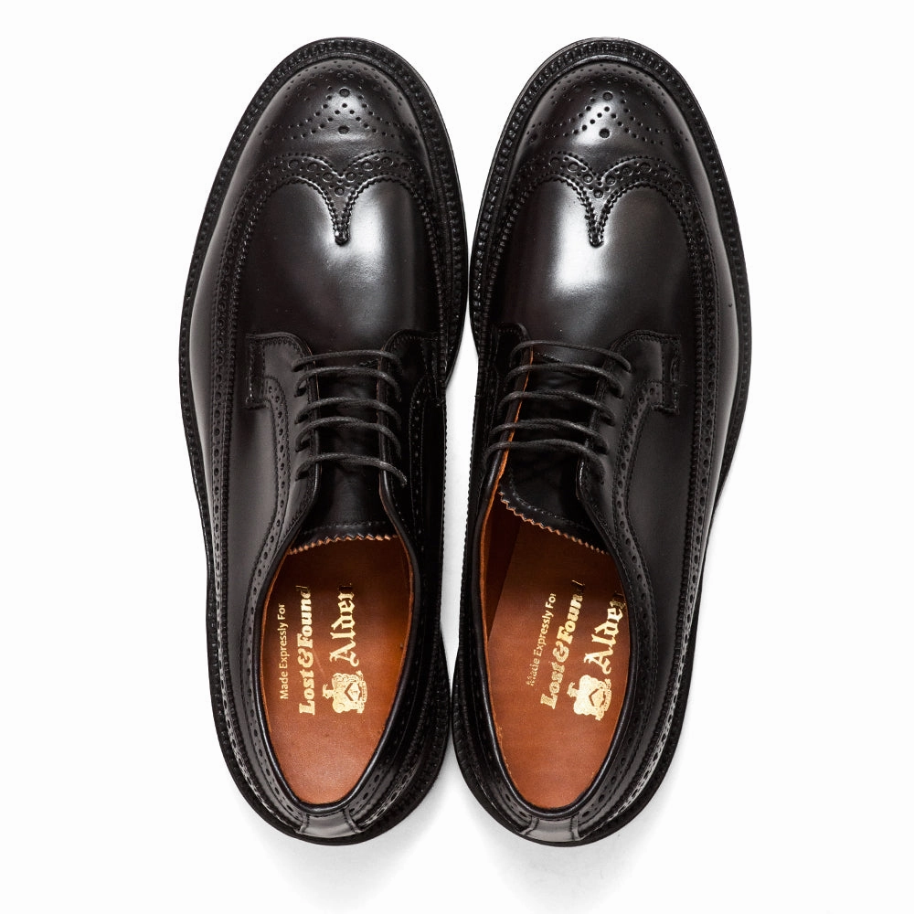 Alden Black Cordovan Longwing Blucher Soft Interior Game Fit