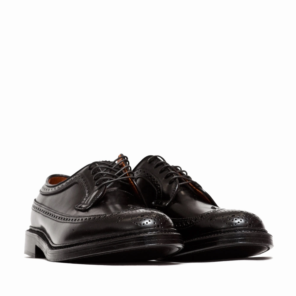Alden Black Cordovan Longwing Blucher Park Step Comfort Platform